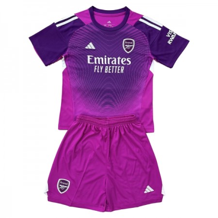 Arsenal Golmanski Dječji Nogometni Dresovi 2025-26 Ljubičasta