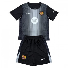 FC Barcelona Golmanski Dječji Nogometni Dresovi 2025-26 Crna