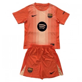 FC Barcelona Golmanski Dječji Nogometni Dresovi 2025-26 Naranča
