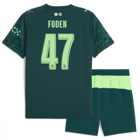 Manchester City Foden 47 Ea Sport Dječji Četvrta Nogometni Dresovi 2025-26 Manchester City Foden 47 Ea Sport Dječji Četvrta Nogometni Dresovi 2025-26