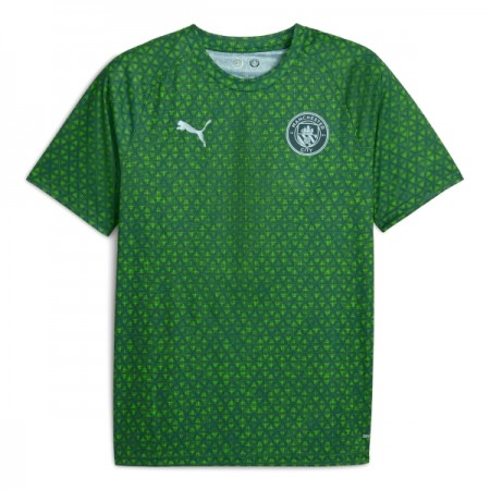 Manchester City Pre-Match Nogometni Dresovi 2025-26 Zelena Manchester City Pre-Match Nogometni Dresovi 2025-26 Zelena