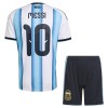 Argentina Messi 10 Dječji Domaći Nogometni Dresovi SP 2026 Argentina Messi 10 Dječji Domaći Nogometni Dresovi SP 2026