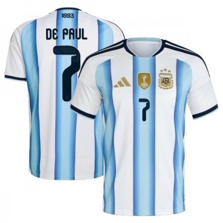 Argentina De Paul 7 Domaći Nogometni Dresovi SP 2026