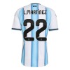 Argentina Lautaro Martinez 22 Dječji Domaći Nogometni Dresovi SP 2026