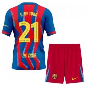 FC Barcelona F. De Jong 21 Dječji Četvrta Nogometni Dresovi 2025-26