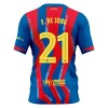 FC Barcelona F. De Jong 21 Dječji Četvrta Nogometni Dresovi 2025-26