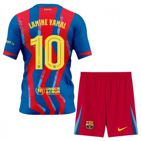 FC Barcelona Lamine Yamal 10 Dječji Četvrta Nogometni Dresovi 2025-26