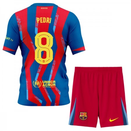 FC Barcelona Pedri 8 Dječji Četvrta Nogometni Dresovi 2025-26 FC Barcelona Pedri 8 Dječji Četvrta Nogometni Dresovi 2025-26