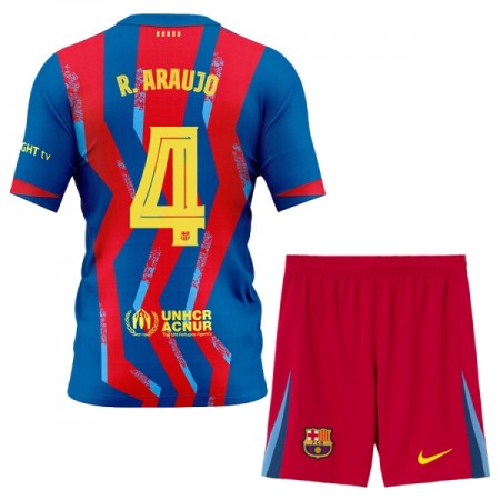 FC Barcelona R. Araujo 4 Dječji Četvrta Nogometni Dresovi 2025-26
