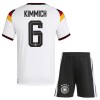 Njemačka Kimmich 6 Dječji Domaći Nogometni Dresovi SP 2026 Njemačka Kimmich 6 Dječji Domaći Nogometni Dresovi SP 2026