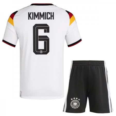 Njemačka Kimmich 6 Dječji Domaći Nogometni Dresovi SP 2026 Njemačka Kimmich 6 Dječji Domaći Nogometni Dresovi SP 2026
