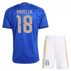 Italija Barella 18 Dječji Domaći Nogometni Dresovi SP 2026