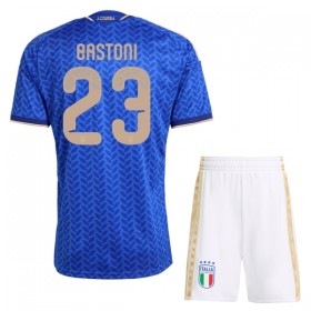 Italija Bastoni 23 Dječji Domaći Nogometni Dresovi SP 2026