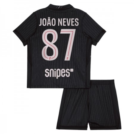 Paris Saint-Germain Joao Neves 87 Jordan Dječji Četvrta Nogometni Dresovi 2025-26 Paris Saint-Germain Joao Neves 87 Jordan Dječji Četvrta Nogometni Dresovi 2025-26