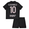 Paris Saint-Germain O. Dembele 10 Jordan Dječji Četvrta Nogometni Dresovi 2025-26 Paris Saint-Germain O. Dembele 10 Jordan Dječji Četvrta Nogometni Dresovi 2025-26