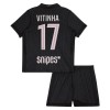 Paris Saint-Germain Vitinha 17 Jordan Dječji Četvrta Nogometni Dresovi 2025-26 Paris Saint-Germain Vitinha 17 Jordan Dječji Četvrta Nogometni Dresovi 2025-26