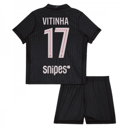 Paris Saint-Germain Vitinha 17 Jordan Dječji Četvrta Nogometni Dresovi 2025-26 Paris Saint-Germain Vitinha 17 Jordan Dječji Četvrta Nogometni Dresovi 2025-26