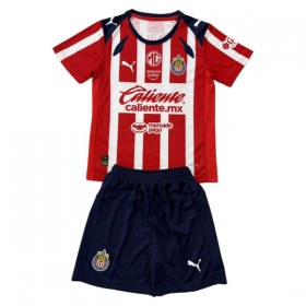 Chivas de C.D. Guadalajara Dječji Domaći Nogometni Dresovi 2025-26