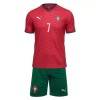 Portugal Ronaldo 7 Dječji Domaći Nogometni Dresovi SP 2026