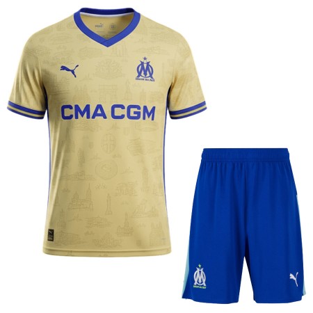 Olympique de Marseille Dječji Četvrta Nogometni Dresovi 2025-26