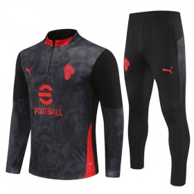 AC Milan Sweatshirt Za Trening 1/4-Zip 2025-26 Crna