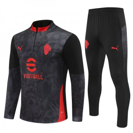 AC Milan Sweatshirt Za Trening 1/4-Zip 2025-26 Crna