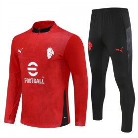 AC Milan Sweatshirt Za Trening 1/4-Zip 2025-26 Crvena