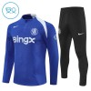 Chelsea Dječji Sweatshirt Za Trening 1/4-Zip 2025-26 Plava Chelsea Dječji Sweatshirt Za Trening 1/4-Zip 2025-26 Plava