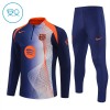 FC Barcelona Dječji Sweatshirt Za Trening 1/4-Zip 2025-26 Plava FC Barcelona Dječji Sweatshirt Za Trening 1/4-Zip 2025-26 Plava
