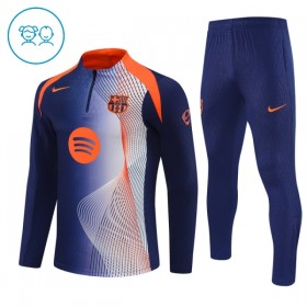 FC Barcelona Dječji Sweatshirt Za Trening 1/4-Zip 2025-26 Plava