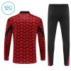 Feyenoord Rotterdam Dječji Sweatshirt Za Trening 1/4-Zip 2025-26 Crvena