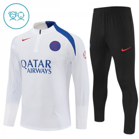 Paris Saint-Germain Dječji Sweatshirt Za Trening 1/4-Zip 2025-26 Bijela