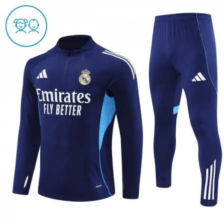 Real Madrid Dječji Sweatshirt Za Trening 1/4-Zip 2025-26 Navy Real Madrid Dječji Sweatshirt Za Trening 1/4-Zip 2025-26 Navy
