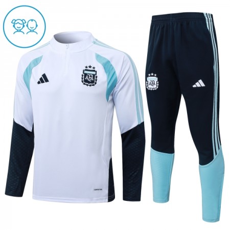 Argentina Dječji Sweatshirt Za Trening 1/4-Zip 2026-27 Bijela