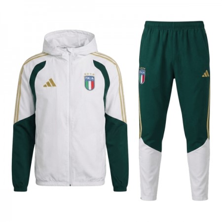 Italija Trening Jakna Kapuljačom Komplet 2026-27 Bijela Italija Trening Jakna Kapuljačom Komplet 2026-27 Bijela