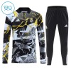 Real Madrid Marvel Dječji Sweatshirt Za Trening 1/4-Zip 2026-27 Crna