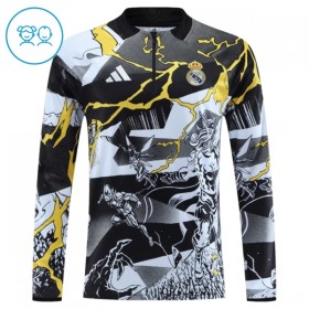 Real Madrid Marvel Dječji Sweatshirt Za Trening 1/4-Zip 2026-27 Crna