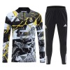 Real Madrid Marvel Sweatshirt Za Trening 1/4-Zip 2026-27 Crna