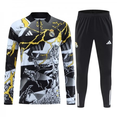 Real Madrid Marvel Sweatshirt Za Trening 1/4-Zip 2026-27 Crna