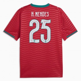 Portugal Nuno Mendes 25 Domaći Nogometni Dresovi SP 2026