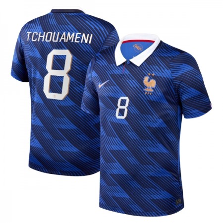Francuska Tchouameni 8 Domaći Nogometni Dresovi SP 2026 Francuska Tchouameni 8 Domaći Nogometni Dresovi SP 2026