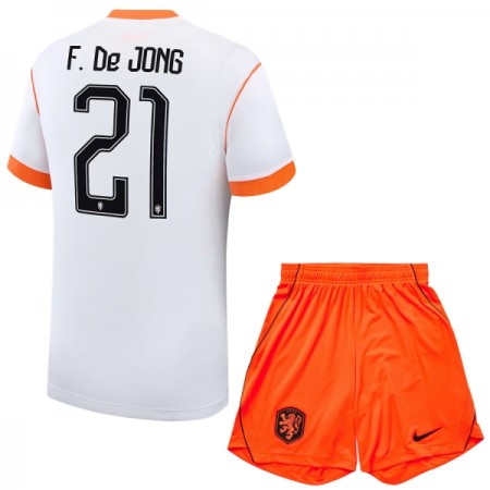 Nizozemska F. De Jong 21 Dječji Gostujući Nogometni Dresovi SP 2026