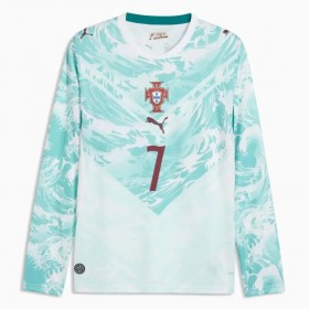 Portugal Ronaldo 7 Gostujući Nogometni Dresovi SP 2026 L/S
