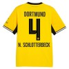 Borussia Dortmund N. Schlotterbeck 4 Domaći Nogometni Dresovi 2026-27 Borussia Dortmund N. Schlotterbeck 4 Domaći Nogometni Dresovi 2026-27
