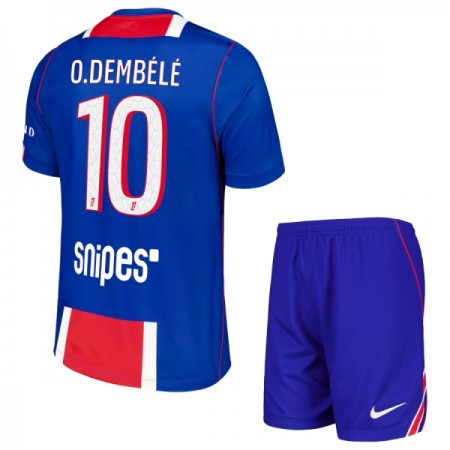 Paris Saint-Germain O. Dembele 10 Dječji Domaći Nogometni Dresovi 2026-27 Paris Saint-Germain O. Dembele 10 Dječji Domaći Nogometni Dresovi 2026-27