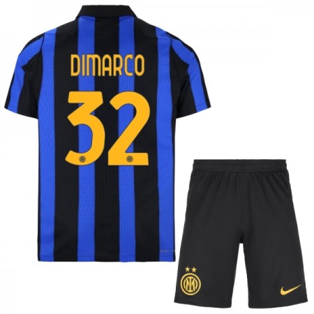 Inter Milan Dimarco 32 Dječji Domaći Nogometni Dresovi 2026-27 Inter Milan Dimarco 32 Dječji Domaći Nogometni Dresovi 2026-27