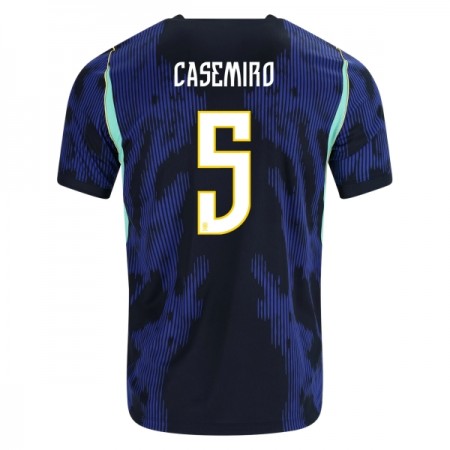 Brazil Casemiro 5 Gostujući Nogometni Dresovi SP 2026 Brazil Casemiro 5 Gostujući Nogometni Dresovi SP 2026