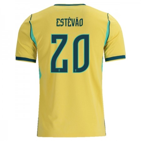 Brazil Estevao 20 Domaći Nogometni Dresovi SP 2026