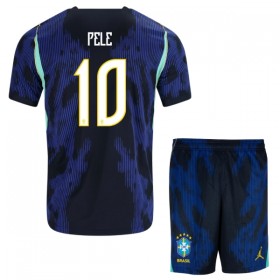 Brazil Pele 10 Dječji Gostujući Nogometni Dresovi SP 2026