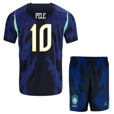 Brazil Pele 10 Dječji Gostujući Nogometni Dresovi SP 2026